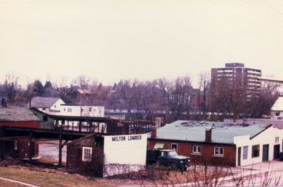 View from Mill St. across to Martin Street.