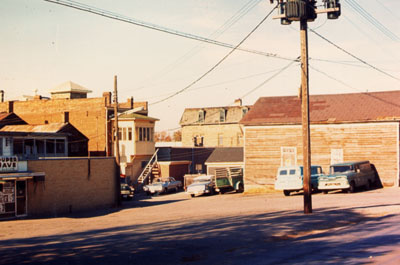 View from Mary Street towards the old Town Hall