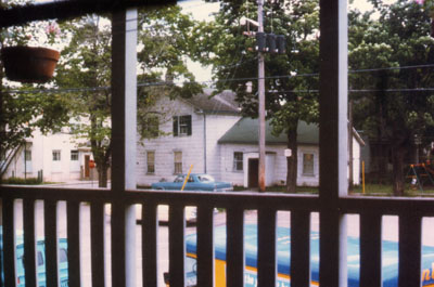 View of the corner of Charles and Mary Streets.