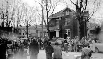 Milton street scene. 1956