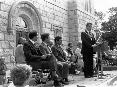 Opening of the new Town Hall. 1985