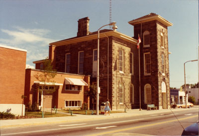 Public Washrooms and Town Hall, Main Street, Milton, Ont.