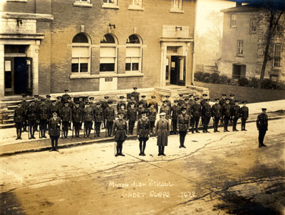 Milton High School Cadet Corps. 1922