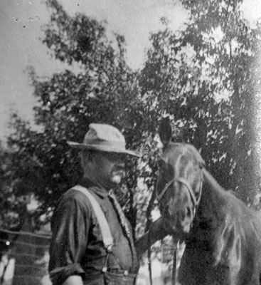 Man with horse