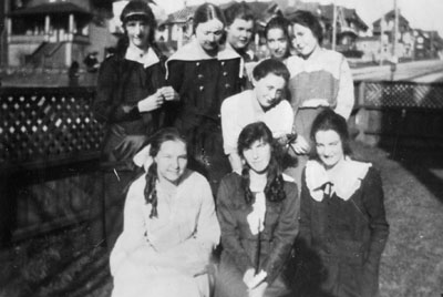 Group of young ladies