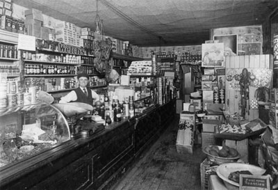 John Conway in General Store, Milton, Ont.