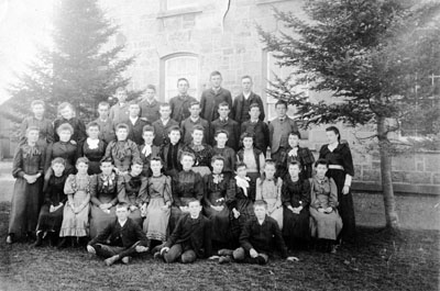 School photograph with students