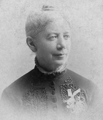 Sarah Bowes, teacher, deaconess, missionary.  b.1834, d.1911