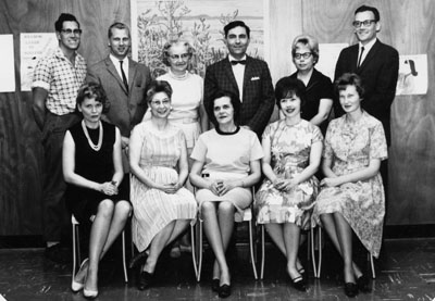 School Staff photograph.  1964-65