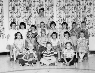 Kindergarten Class Photograph.