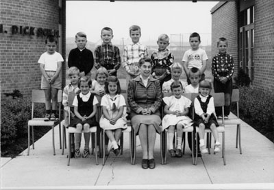 Kindergarten class photograph.   W. I. Dick School.