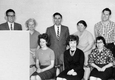 School staff photograph, 1962-63