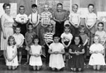 Kindergarten class photograph.