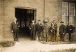 P. L. Robertson with employees.