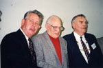 Mayor Gordon Krantz, Ken Lamb and Ted Gazley