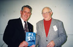 Mayor Gordon Krantz of Milton with Ken Lamb