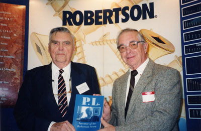 Book launch - &quot;P. L. Inventor of the Robertson Screw&quot;  Ted Gazely and Jim Dills