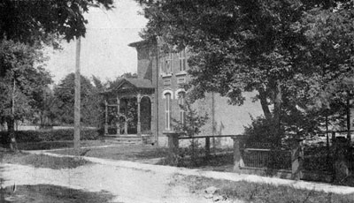 Residence of A. Higginbotham, Reeve of Milton, 1907