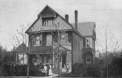 Residence of George Andrew, County Treasurer.  Built 1874.