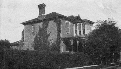 The late Dr. Freeman's old residence.  Milton, Ont.