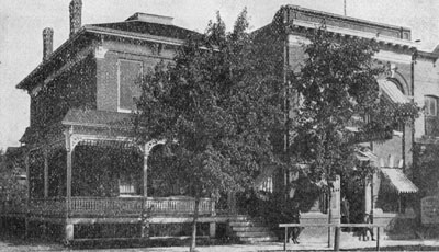 Bank of Hamilton and residence of H. P. Wanzer, Manager.