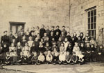 Miss Bowes and her class at Bruce Street school