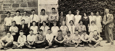 Entrance class of students at Bruce Street School, Milton