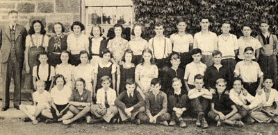 Entance class of 1938 at Bruce Street Public School, Milton.