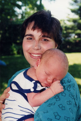 Valerie Bahen, son Owen