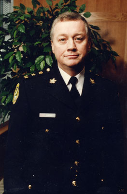 Peter Campbell.  Halton Police Chief