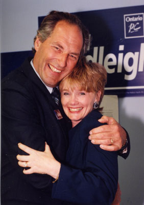 Ted Chudleigh, MPP, and his wife Tonia Chudleigh.