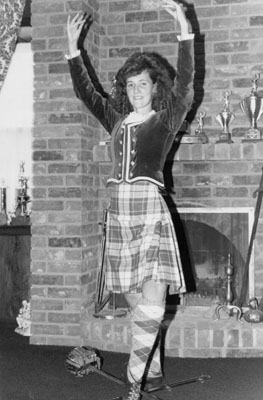 Sandy Couper. Scottish dancer.