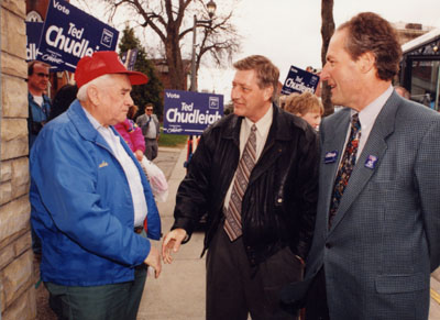 Mike Harris and Ted Chudleigh