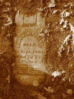 Grave Marker at De Forest cemetery