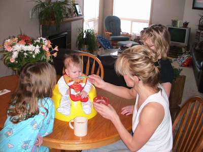 Clark Freeman with family