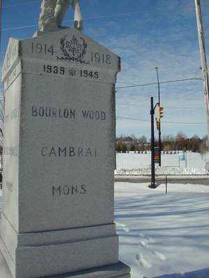 War Memorial at Haltonville, Nassagaweya