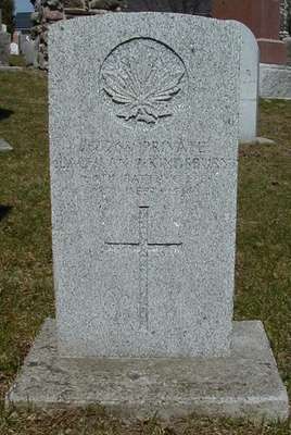 CWGC marker for the grave of Private Lachlan James Kingsbury