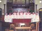 Choir at Knox Presbyterian Church, Milton, Ontario