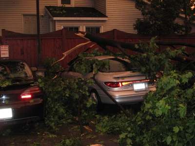 Damage to cars