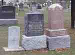 Dent family plot in Evergreen Cemetery, Milton