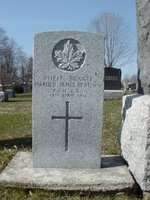 CWGC marker for the grave of Harold James Dent, 1891-1918