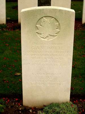 CWGC marker for the grave of Richard Fay, 1887-1918