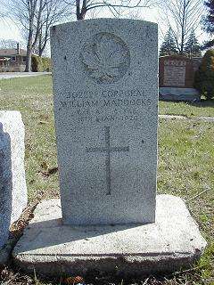 CWGC marker for the grave of William B. Maddocks, 1880-1920