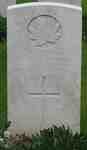 CWGC marker for the grave of William Pharo Harwood, 1897-1917