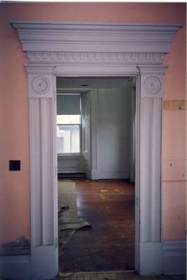 The Rectory of the Holy Rosary Church under renovation.