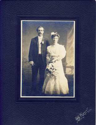 Jim Barnes and his bride