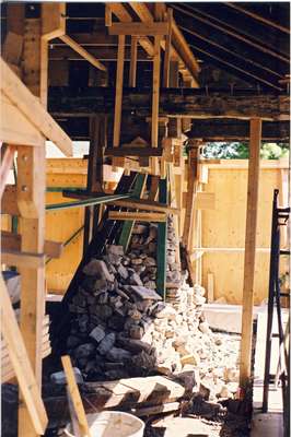 Waldie Blacksmith shop renovations