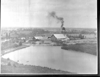 Brick-making plant