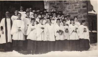 Choir at Grace Anglican Church, Milton