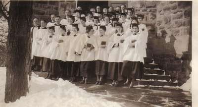 Choir at Grace Anglican Church, Milton